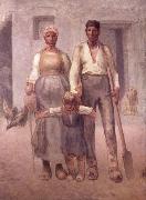 Jean Francois Millet The Peasant Family oil painting reproduction